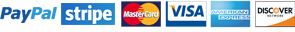 Paypal and all credit cards